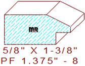 Picture Frame 1-3/8" - 8 Picture Frame 1-3/8" - 8