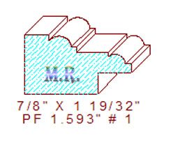 Picture Frame 1-19/32" - 1 Picture Frame 1-19/32" - 1