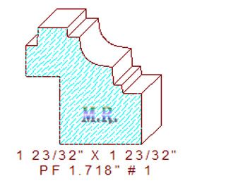 Picture Frame 1-23/32" - 1 Picture Frame 1-23/32" - 1