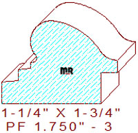 Mirror Frame 1-3/4" - 3 Mirror Frame 1-3/4" - 3