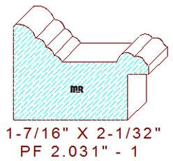 Picture Frame 2-1/32" - 1 Picture Frame 2-1/32" - 1