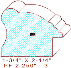 Picture Frame 2-1/4" - 3