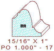 Applied Moulding 1" - 17