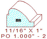 Applied Moulding 1" - 2