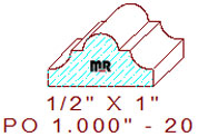 Applied Moulding 1" - 20