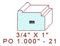 Applied Moulding 1" - 21