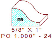 Applied Moulding 1" - 24