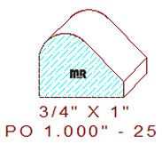 Applied Moulding 1" - 25