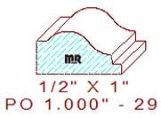 Applied Moulding 1" - 29