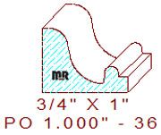 Applied Moulding 1" - 36