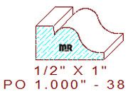 Applied Moulding 1" - 38