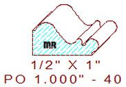 Applied Moulding 1" - 40