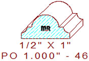 Applied Moulding 1" - 46