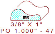 Applied Moulding 1" - 47