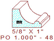 Applied Moulding 1" - 48