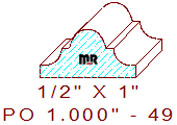 Applied Moulding 1" - 49 Applied Moulding 1" - 49