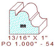 Applied Moulding 1" - 54 Applied Moulding 1" - 54