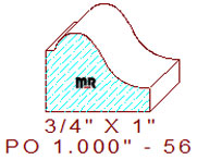 Applied Moulding 1" - 56