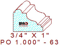 Applied Moulding 1" - 63 Applied Moulding 1" - 63