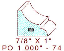 Applied Moulding 1" - 74 