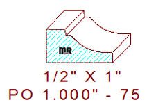 Applied Moulding 1" - 75