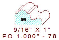 Applied Moulding 1" - 78