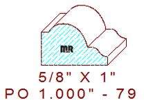 Applied Moulding 1" - 79