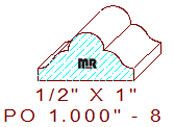 Applied Moulding 1" - 8