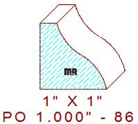 Applied Moulding 1" - 86