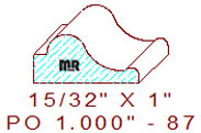 Applied Moulding 1" - 87