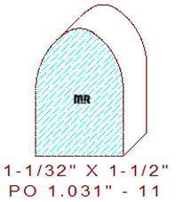 Applied Moulding 1-1/32" - 11