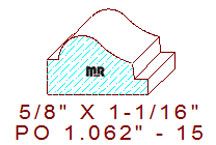 Applied Moulding 1-1/16" - 15 Applied Moulding 1-1/16" - 15