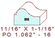 Applied Moulding 1-1/16" - 16