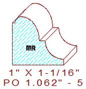 Applied Moulding 1-1/16" - 5 Applied Moulding 1-1/16" - 5
