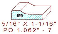Applied Moulding 1-1/16" - 7 Applied Moulding 1-1/16" - 7