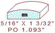 Applied Moulding 1-3/32"