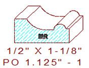 Applied Moulding 1-1/8" - 1 Applied Moulding 1-1/8" - 1