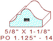 Applied Moulding 1-1/8" - 14