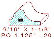 Applied Moulding 1-1/8" - 20