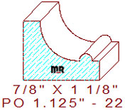 Applied Moulding 1-1/8" - 22 Applied Moulding 1-1/8" - 22