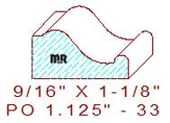 Applied Moulding 1-1/8" - 33