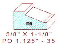 Applied Moulding 1-1/8" - 35 Applied Moulding 1-1/8" - 35