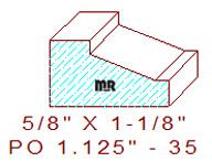 Applied Moulding 1-1/8" - 35