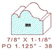 Applied Moulding 1-1/8" - 38 Applied Moulding 1-1/8" - 38