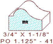 Applied Moulding 1-1/8" - 41 Applied Moulding 1-1/8" - 41