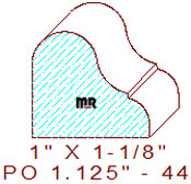 Applied Moulding 1-1/8" - 44