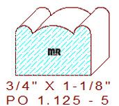 Applied Moulding 1-1/8" - 5