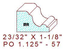 Applied Moulding 1-1/8" - 57 Applied Moulding 1-1/8" - 57