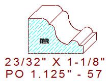 Applied Moulding 1-1/8" - 57