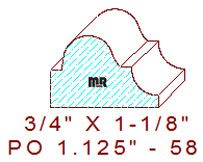 Applied Moulding 1-1/8" - 58